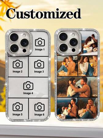 1 st. anpassat fotofodral för iPhone 16 Pro Max/17 Pro Max/17 Air/17/15 Pro, S24 Ultra/S25, lämplig för pappa, mamma, par, husdjur, barn, vän, perfekt present till honom, henne, pojkvän, flickvän, familj, vänner, mor- och farföräldrar, årsdag, födelsedag