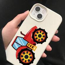 8Sheets Cartoon Engineering Vehicle Puzzle Stickers DIY Decorative Decals Phone Case Laptop Diary Guitar Cups Stationery Waterproof Stickers - Multicolor - View 5