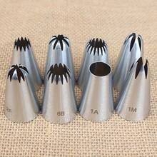 [Baking Essential] Stainless Steel Piping Nozzle Set, Professional Piping Tools, Cream Piping Utensil, Easy To Make Cookie & Cake Decorations, Must-Have For Baking Enthusiasts - - - View 7