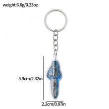 Llavero con temática de asteroide y cometa 3I/ATLAS, llavero con diseño de planeta de llegada alienígena, decoración colgante para mochila, llavero de acrílico con elemento de astronomía de planeta