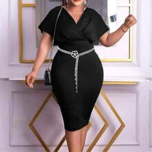 Große Größen Neuer mehrschichtiger Blumen-Strass-Quasten Minimalistische Taillengürtel/Kette, vielseitiges Kleid Accessoire