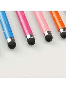 1-10pcs Shiny Crystal Stylus Pen - Compatible With Apple/Android - Precise Drawing & Writing - Durable & Fashionable, Great Gift - Multicolor - View 8
