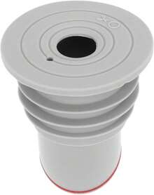 TEHAUX Anillo De Sellado De Olores 45-50 mm Tapón De Drenaje del Piso De La Bañera del Baño Inserto De Drenaje De Alcantarillado Núcleo De De Piso a Prueba De Olores para Lavadora - Blanco - Ver 10