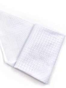 1pc Arabic Shemagh Headscarf, Keffiyeh Arab Headscarf, Scarf Desert Tactical Scarf Neck Wrap Keffyeh Dubai For Men & Women, Red Bohemian Polyester Headscarf, All Season - Multicolor - View 14