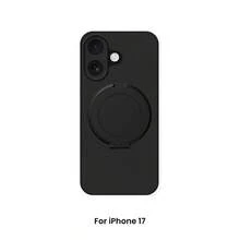 1 Piece Stand Phone Case With Ultra-Thin PC Holder Compatible With IPhone 16,15,14, 13, 12 11 Pro/Max/Mini, Compatible With IPhone16E, Compatible With For Galaxy///Redmi Note 13 Pro (Black) Ultra-Thin Phone Case Compatible With Iphone11