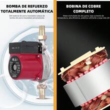 Bomba presurizadora automática 1/3hp 165w 110v sensor 35l/mi, equipo eficiente para elevar presión de agua, uso doméstico o comercial, fácil de instalar, sensor automático. - Rosa roja - Ver 8