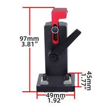 铝合金T型槽斜切导轨止动连接器，用于木工DIY工具中的滑动导轨固定和斜切规固定