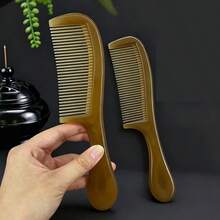 1/2pcs Minimalist Hair Brush, Suitable For Men & Women, Detangling Comb For Home, Travel, Outdoor Activities - Tan - View 8