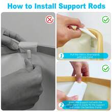 Laundry Basket With Lid, Narrow Laundry Hamper With Removable Bag, Skinny Dirty Clothes Basket With Bamboo Handles For Bathroom, Bedroom & Laundry Room - Black - View 7