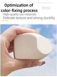 Oversized Makeup Sponge, Jumbo Makeup Sponge. Hydrophilic Material, Expands When Wet, Quick Makeup Application, Soft & Skin-Friendly, Suitable For Foundation, Reusable & Non-Shedding, High Density & Resilience, Top Choice For Makeup Tools,Cheap,Stocking Stuffers,Makeup,Makeup Tools,Cheap Stuff,Gifts,Gifts For Women,Christmas Gifts - Beige - View 5