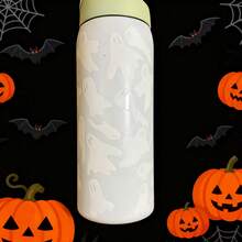 NEW Original OWALAS 240z/320z Halloween Limited Edition Water Bottle - Glow-In-The-Dark Sports Bottle With Leak-Proof Design & Pop-Up Lid, Multiple Colors Available | Ideal Gift For Fitness, Running, School, Halloween, Thanksgiving, Christmas & More, Fashionable For Women - 夜光杯-32OZ - 查看 4