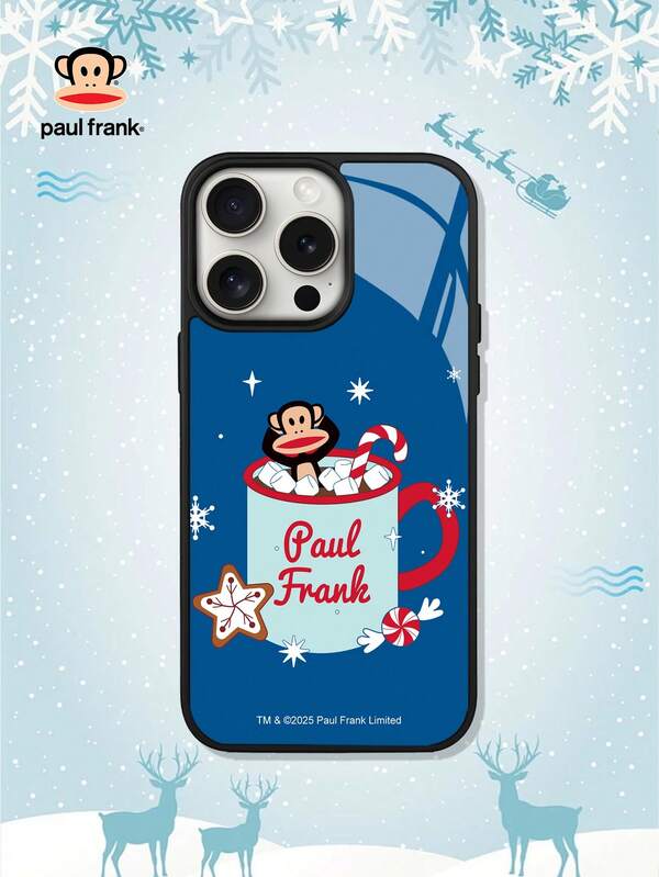 Paul Frank Paul Frank Officially Licensed 2-In-1 Acrylic Phone Case, Full Body Shock-Proof Camera Protection Design Compatible With IPhone 13/14/15/16 Pro Max