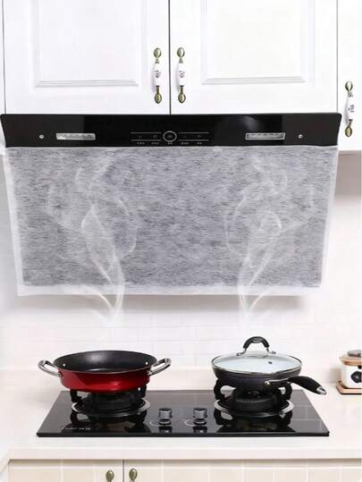 12 st/pack köksfläktens fettfilterrulle, högtemperaturbeständigt olje-, rök- och dammfilter, kommersiellt och hushållsbruk, enkel installation och återanvändbar, perfekt rengöringsverktyg för kockar och hemmafruar, utmärkt present till påsk, mors dag, inflyttningsfest