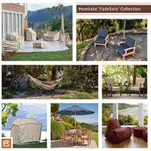 Classic Accessories Montlake - Funda Impermeable de 72 Pulgadas, Color índigo Jaspeado, Fundas para Muebles de Patio(72"L x 21"W helecho jaspeado) - Tipo 6 - Ver 10