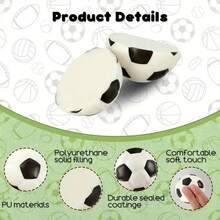 Jogo de Revezamento com Colheres de Plástico (6/10 peças) com Bolas de Espuma Temáticas de Futebol e Basquete - Ideal para Eventos Familiares, Festas de Carnaval, Festivais, Caça aos Ovos de Páscoa, Aniversários, Dia das Mães, Formaturas e Corrida de Colheres e Bolas de Espuma para Jogos Escolares e Esportivos.