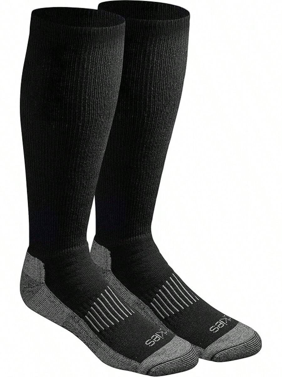 Light Compression Comfort Over--calf Socks, Available in-xxl (2, 4 Pairs) Calcetines de compresión Hombre - negro (2 pares) - Ver 1