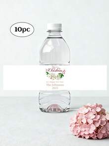 Custom Photo Water Bottle Label-38 Styles,10pcs Personalized Celebration Tags,Personalized DIY Bottle Water Waist Seal Stickers,Personalized Water Bottle Labels For Wedding, Birthday, Baptism , Wedding Thank You Stickers,Christmas Water Bottle Labels Waterproof - Christmas Party Decoration - Holiday Party Decor,For Housewarming,Chic Design - Multicolor - View 42