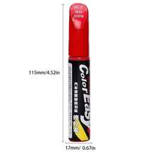 Car Paint Scratches Repair Brush Pen Waterproof Water Paint Marker Pen Car Tire Tread Care Automotive Black White Red Silver - one-size - View 3