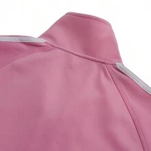 Adidas Toddler Sports Casual Jacket, Soft & Breathable Fabric, Elastic Cuffs, Windproof Casual Jacket - Pink - View 7