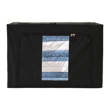 6 cestas de almacenamiento plegables de gran capacidad, organizador multifuncional para escritorios, Caja de almacenamiento de ropa de gran capacidad, tela no tejida, antideformación, organizador de ropa para el hogar, dormitorio, armario, gris, Bolsa De Almacenamiento Plegable Tela Organizador Para Edredones, Organizador para ropa bolsas guarda bolsas closet Caja De Almacenamiento De Ropa Grande Plegable - Negro - Ver 6