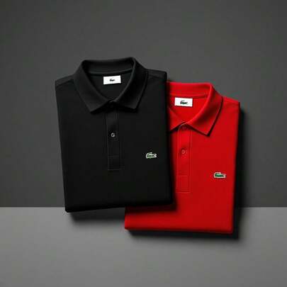 PROMOCAO KIT 2 POLOS MASCULINA SLIM LISA PREMIUM CASUAL