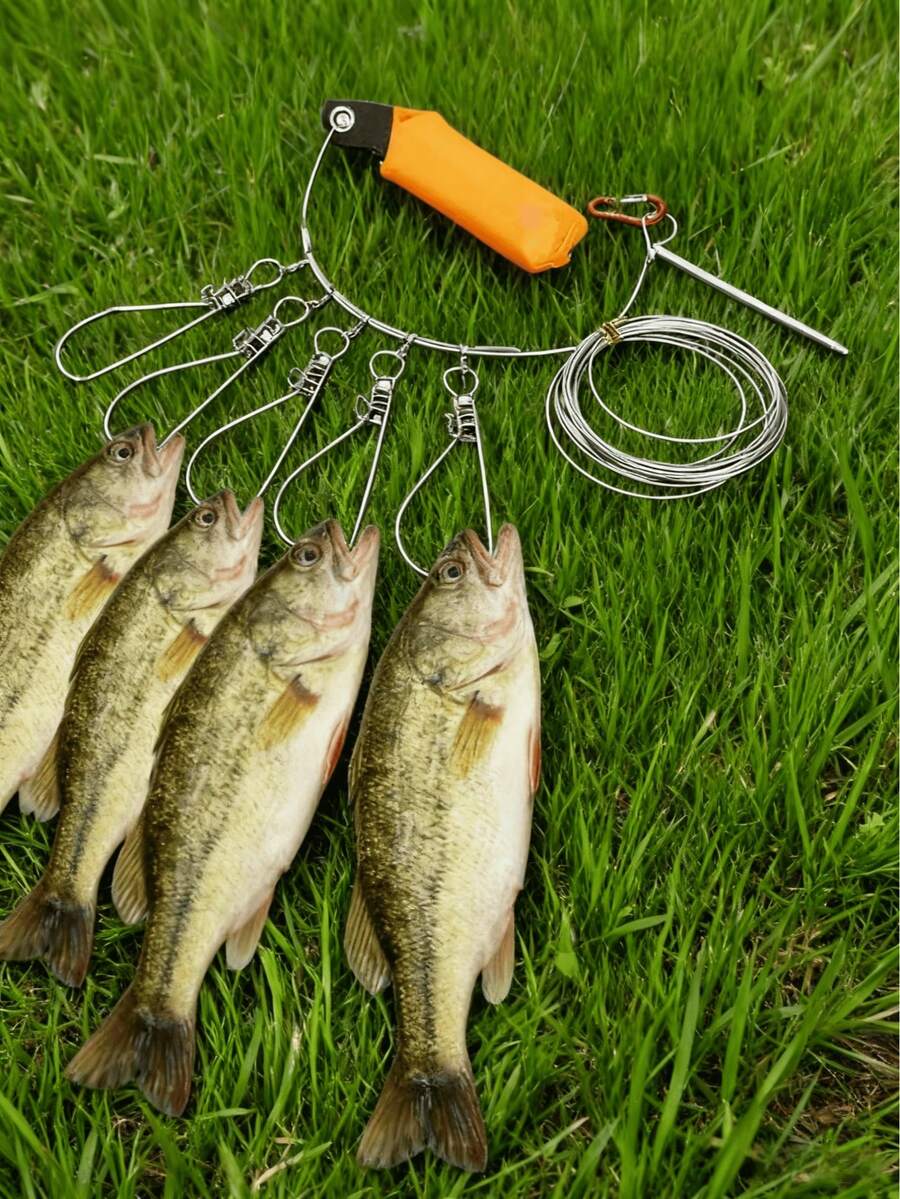 这款不锈钢鱼钩是钓鱼爱好者的实用工具。它采用加厚不锈钢制成，防锈耐用。配备醒目的浮标和加厚的接地塞。 - 彩色 - 查看 1