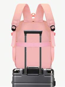 Women's Backpack, Large Capacity Travel Backpack, Commute/School Backpack, Fashionable Laptop Bag, Short-Distance Business Travel Luggage Bag - Multicolor - View 6