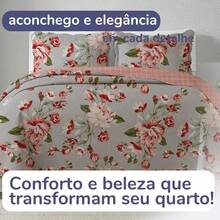 3-Piece Queen Size Bedspread Set, Patchwork Quilt, Ultra Double-Sided - 查看 5