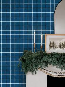 1/10/20 PCS Square Peel And Stick PVC Wall Panels, Decorative Wall Stickers, 3D Self-Adhesive Wall Stickers, Multiple Colors, Home DIY Wall Decoration, Simple Decoration, Waterproof, Heat-Resistant, For Kitchen, Bedroom, Living Room - Multicolor - View 5