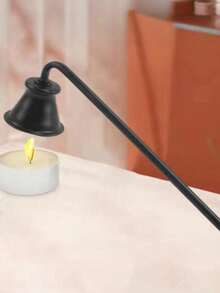 1PC Long-Handled Metal Candle Snuffer, Stainless Steel Rose Golden Candle Cover, Black Incense Candle Bell Cover, Golden And Silver Candle Extinguishing Cover For Home Safety Tools|Candle Accessory With Candle Cover Aromatherapy Tool With Handle, Candle Extinguisher - Multicolor - View 6