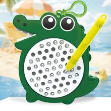 1pc 2025 New Cartoon Fruit Bead Drawing Board Creative Keychain Toy, Birthday/Christmas Gift For Men & Women - Multicolor - View 6