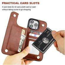 Auto deportivo de lujo GT3-RS auto de carreras sedán 911 alemán genial creativo auto de ensueo Estuche para tarjetas con diseño estético en marrón para iPhone 16 15 14 13 12 Pro Plus Max de piel sintética elegante a prueba de golpes anticaídas - Marrón - Ver 5