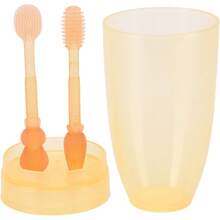 EstiloTendenciaCepillo De Dientes De Dedo, Silicona Suave MultifuncióN Para NiñOs 0-3 AñOs, NaranjaCalidad PremiumVersióN Mejorada - 1 - Ver 7