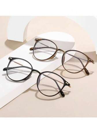 1 件时尚眼镜简约风格适合日常使用透明眼镜配件