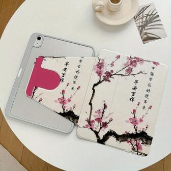 Funda protectora de piel de PU giratoria 360°, compatible con iPad 11 2025, iPad Air 11/13 2025 M3, iPad Air (M2) 11/13 pulgadas, iPad Air 4/5/6 10.9 pulgadas, iPad Pro 11 pulgadas, iPad Pro 12.9 pulgadas, iPad 10.2 pulgadas, iPad 9th/10th Generation, y varios modelos, también adecuado para Xiaomi Pad 7/7 Pro 11.2 pulgadas (2024), Pad 6/6 Pro 11.2 pulgadas (2024), Pad 5/5 Pro 11.2 pulgadas, patrón impreso UV de alta definición