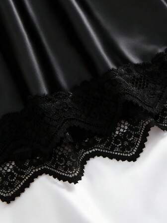 Nya sexiga underkläder för kvinnor med "LOVE"-motiv, elastiska axelband, bröstkorsdesign, spetskjol, löst och bekvämt, rygglöst nattlinne