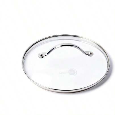 Glass Lid With Stainless Steel Handle 8"Gift