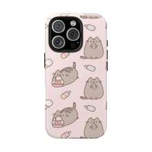 1PC Cute Pusheens Phone Case With Ice Cream Design, Compatible With Phone Models 1716, 15, 14, 13, 12, 11 Pro Max. Made Of Transparent TPU Soft Shell Material, Suitable For Smartphones, Providing Protection. - 彩色 - 查看 6