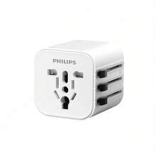 PHILIPS SPB1013B/93 Universal Travel Adapter Plug Wide Voltage International Converter Supports Socket Standards In Over 200 Countries Integrated Portable Design A Must-Have For Traveling Abroad - Japan A Type Plug(100V) - View 10