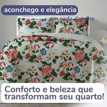 3-Piece Queen Size Bedspread Set, Patchwork Quilt, Ultra Double-Sided - Angel - View 5