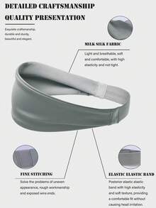 Sweat-Absorbent Sports Headband, Basketball Running Yoga Turban, High Elasticity Lightweight Breathable Soft And Comfortable