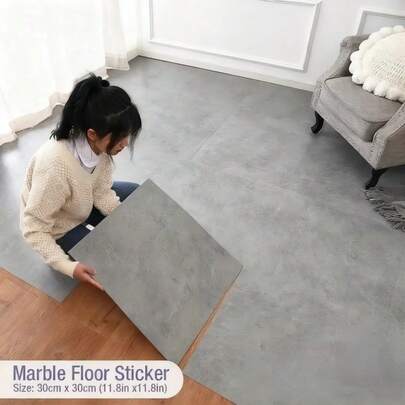 13/26 pezzi Adesivi per pavimenti in vinile opaco, autoadesivi, impermeabili e resistenti all'usura, con motivo in legno, adatti per soggiorno, camera da letto, cucina, rinnovo di pavimenti e pareti, decorazione fai-da-te per pavimenti e pareti