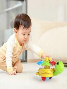 Rotating Wing Bell Sound Animal Shaped Children's Toy Car, Parent-Child Interactive Entertainment Outdoor Educational Toy, Suitable For 3-12 Years Old Boys And Girls, Ideal Birthday Gift And Christmas Gift (Random Color And Style)