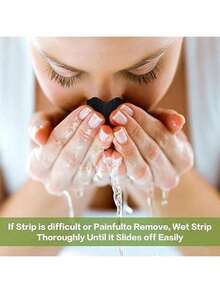 1/5/10/20pcs Black & White Nose Strips (Needs To Be Moistened Before Use), Natural Bamboo Charcoal Blackhead Cleansing Strips, Large Self-Adhesive Nose Pore Strips, Suitable For Blackhead, Pore Cleansing, Deep Cleansing Nose Blackheads, Effective Oil Control, Suitable For Both Men And Women - Multicolor - View 9