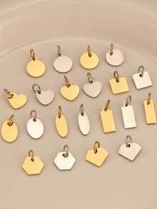 定制不锈钢首饰，个性化金银首饰，logo珠子，激光雕刻珠子，适合制作手链。多功能、装饰性强、可重复使用、精致时尚、品质上乘、色彩鲜艳、现代时尚、可定制、个性化、独一无二，是送给他的理想礼物，也适合送给男友、父亲、女友、母亲、家人和朋友。 - 多色 - 查看 7