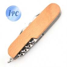 10 Pieces , 30 Pieces Of Customized Can Openers, Customizable Names, Loss Prevention, 11 In 1 Multifunctional Knives, Household Items, Customized Wedding Gifts, Carved Wooden Outdoor Cork Screwdrivers, Groom's Gift,Brunch-Ready