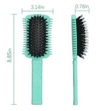 Curl Defining Brush, Volume Curly Hair Brush Products For Effortlessly Detangling Combing And Styling Women's Curls, Waves & Coils, Hair Tools To Reduce Pulling - 綠色1件 - 查看 6