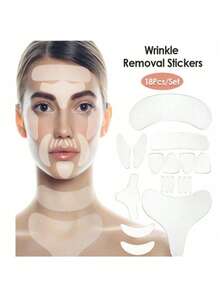1pc Reusable Neck Wrinkle Patch, Neckline Silicone Anti-Wrinkle Patch, Neck Firming Beauty Patch
