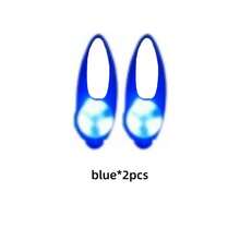 5pcs/2pcs/1pc LED Pet Flashing Pendant Collar, Waterproof Dog Collar Light For Outdoor Walking, Silicone LED Dog Collar Tag Light For Night Safety Decor, Battery Included