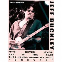 1 件 Wall Arts Posters Pop Vintage J-Jeff B-Buckley Singer 帆布艺术海报复古房间酒吧咖啡店墙壁画，适用于住宅和宿舍墙壁、客厅和酒吧装饰、餐厅或浴室、房间装饰、无框高品质、室内/室外帆布艺术、无框、Toile Murale - 彩色 - 查看 35